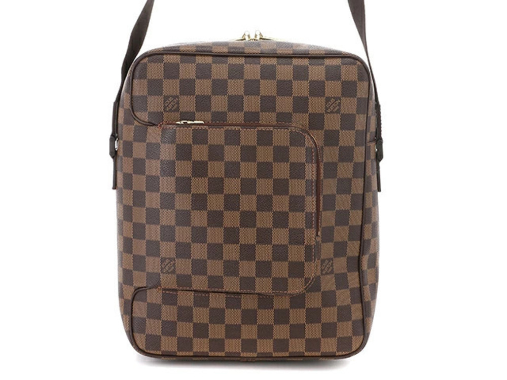 Louis Vuitton Olaf Crossbody Bag Shoulder Damier Brown